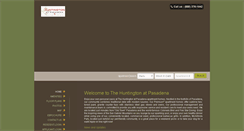 Desktop Screenshot of huntingtonatpasadena.com
