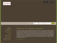 Tablet Screenshot of huntingtonatpasadena.com